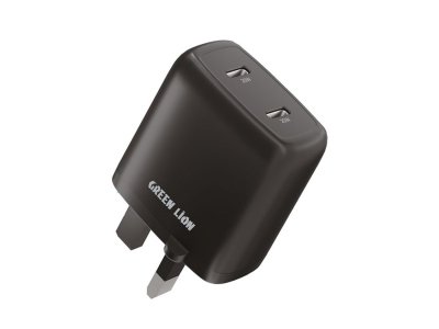 شارژر دیواری دو پورت تایپ‌ سی گرین Green Dual Port USB-C Wall Charger