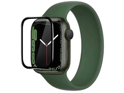 محافظ صفحه نمایش اپل‌واچ 45 میلی‌متری کوتتسی Coteetci 4D Apple Watch PET Soft Edge Screen Protector For Apple Watch 7
