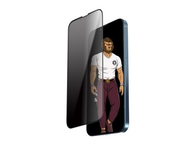 محافظ صفحه نمایش شیشه ای حریم شخصی مات آیفون 13 پرو مکس گرین Green iPhone 13 Pro Max 3D Matte Privacy Glass