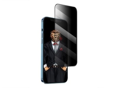 محافظ صفحه نمایش شیشه ای پرایویسی ضد ضربه آیفون گرین Green iPhone 11 Pro Max/XS Max Anti-Shock 3D Unbreakable Privacy Glass