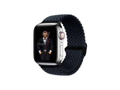 بند پارچه ای اپل واچ 38 و 40 میلی‌ متر گرین Green Apple Watch 38/40mm Braided Solo Loop Adjustable Strap