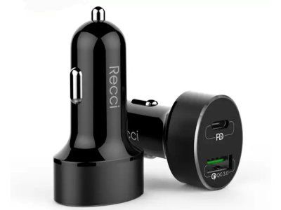 شارژر فندکی فست‌ شارژ ماشین رسی RUC-Y2