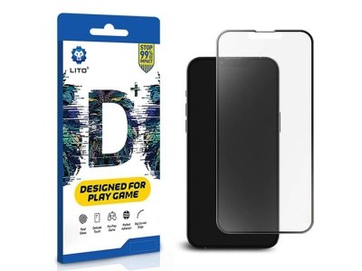 محافظ صفحه نمایش شیشه ای مات آیفون لیتو Lito D+ iPhone 13/13 Pro Play Game Glass