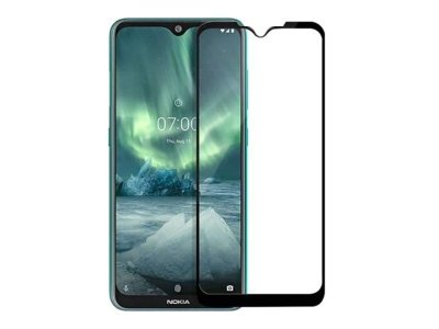 محافظ صفحه نمایش شیشه ای تمام چسب نوکیا Glass Nokia 7.2
