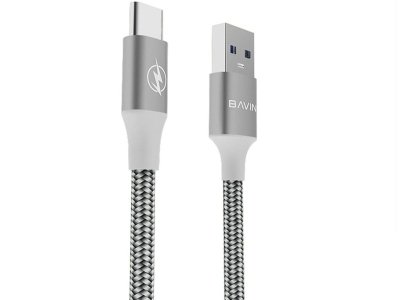 کابل شارژ سریع تایپ‌سریع باوین Bavin Usb cable Type-C 2.4A CB201
