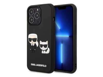 قاب محافظ آیفون 13 پرو طرح کارل و گربه برجسته CG Mobile iphone 13 Pro Cat & Karl Lagerfeld