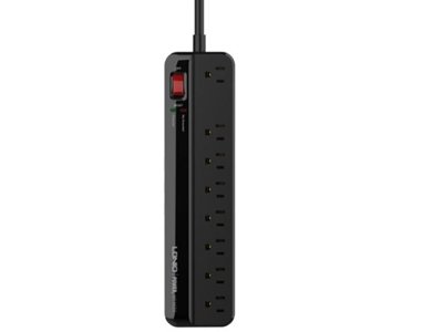 چند راهی برق و شارژر 7 سوکت 4 پورت الدینیو LDNIO SU8440 US Power Strip 8US Outlets
