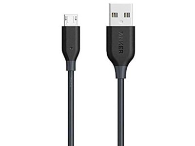 کابل شارژ و انتقال داده میکرو یو اس بی انکر Anker A8133H12 PowerLine 1.8m USB To MicroUSB Cable