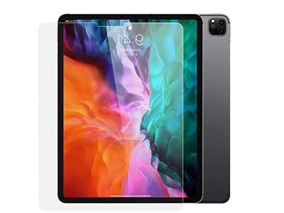 محافظ صفحه نمایش شیشه ای آیپد پرو 12.9 گرین Green Apple iPad Pro 12.9 2018/2020/2021 Glass Screen Protector