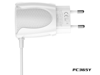 شارژر دیواری یواس‌بی با کابل میکرو‌یو‌اس‌بی باوین BAVIN PC365Y 2.4A Dual USB Adapter Charger
