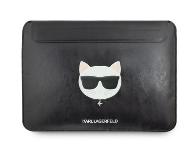 کیف چرمی مک بوک 16 اینچ طرح گربه کارل CG Mobile Macbook 16 inch Cat Karl Lagerfeld Leather Bag