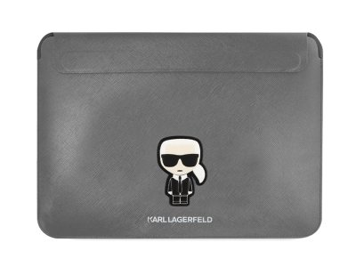 کیف چرمی مک بوک 16 اینچ طرح کارل CG Mobile Macbook 16 inch Karl Lagerfeld Leather Bag