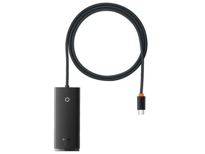 هاب چهار پورت یواس‌بی همراه کابل یک متری تایپ‌سی بیسوس Baseus Lite Series Type-C HUB WKQX030401