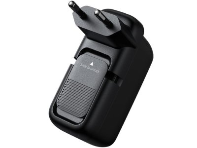 شارژر دیواری 65 واتی فست‌شارژ مک دودو Mcdodo CH-029 Mecha Series GaN 65W Dual Type-C+USB Mini Size Wall Charger