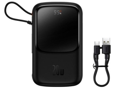 پاوربانک شارژر سریع 20 وات  10000 بیسوس Baseus Qpow Pro Fast Charge Power Bank PPQD020001
