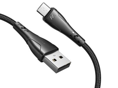 کابل میکرو فست‌شارژ و انتقال دیتا 2.4 آمپری مک دودو MCDODO CA-7451 Mamba Series microUSB Fast Charging Data Cable 2.4A QC4.0 1.2m
