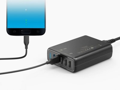 شارژر دیواری و پاورهاب فست شارژ 5 پورت انکر Anker Power Port Speed 5 Quick Charge A2054L11