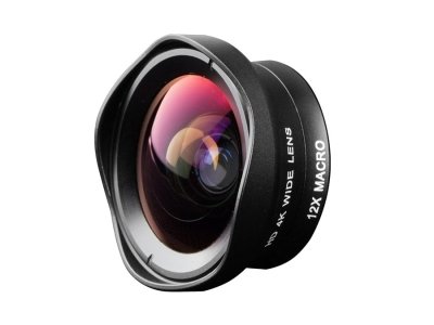 لنز موبایل واید و ماکرو Osino HD 4K Wide Lens & 12X Macro Lens