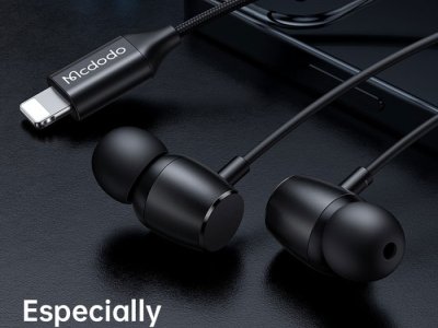 هندزفری سیمی لایتنینگ مک‌دودو MCDODO Earphone Earbuds Audio Lightning HP-1040