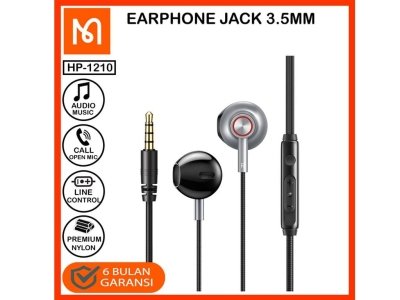 هندزفری سیمی با جک 3.5 میلی‌متری مک‌دودو MCDODO Handsfree HP-1210