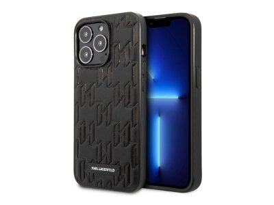 قاب چرمی آیفون 13 پرو مکس طرح کارل برجسته CG Mobile iphone 13 Pro Max Karl Lagerfeld Leather Case