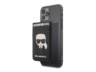 جاکارتی چرمی مگنتی طرح کارل CG Mobile Magnetic Card Holder