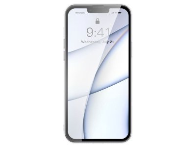 قاب محافظ شیشه‌ای مات آیفون 13 6.1 اینچ بیسوس Baseus iP13 Protective Case ARWS000602