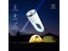 چراغ قوه شارژی پورودو Porodo 2 in 1 Multi-Function Outdoor Flashlight