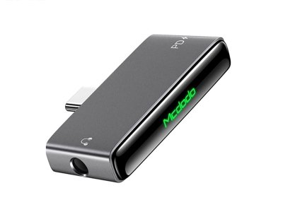 مبدل تایپ سی به جک 3.5 میلیمتری مک دودو  Mcdodo Audio Adapter Type C to Jack 3.5mm 60W CA-7660
