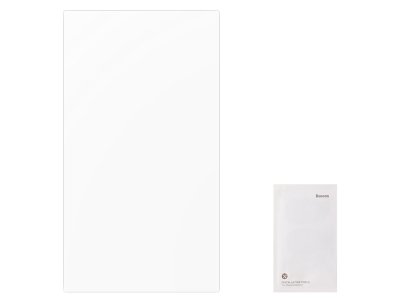 محافظ صفحه نمایش شیشه‌ای تسلا ایکس/اس 17 اینچ بیسوس Baseus 0.3mm Full-glass Tempered Glass Film SGBL062502