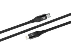 کابل شارژ و انتقال داده تایپ سی به لایتنینگ پورودو Porodo Aluminum Braided PD USB-C to Lightning Cable 2.2m