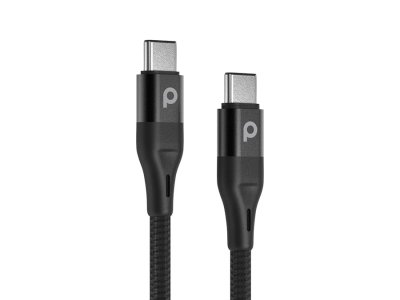 کابل دو سر تایپ سی پورودو Porodo Aluminum Braided USB-C to USB-C Cable 1.2m 60W