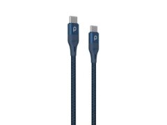 کابل دو سر تایپ سی پورودو Porodo Aluminum Braided USB-C to USB-C Cable 1.2m 60W