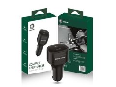 قیمت شارژر فندکی فست شارژ ماشین تایپ سی 45 وات گرین