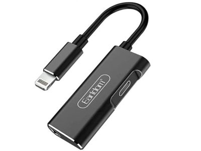 مبدل لایتنینگ به صدا و پورت لایتنینگ ارلدام Earldom ET-OT52 Lightning TO 3.5mm