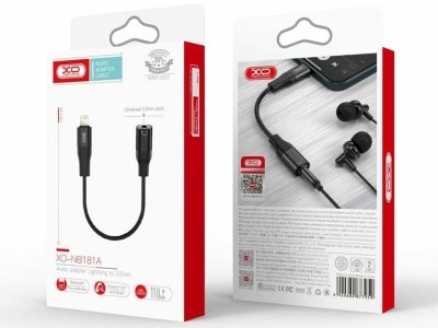کابل صدای 3.5 میلی‌متری به لایتنینگ ایکس‌او XO Audio Lighting To 3.5mm NB181A
