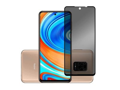 محافظ صفحه نمایش شیشه ای حریم شخصی شیائومی Xiaomi Redmi Note 9S/9 Pro/9 Pro Max Privacy Glass