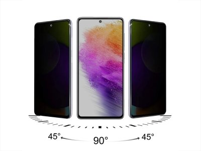 محافظ صفحه نمایش شیشه ای حریم شخصی سامسونگ Samsung Galaxy A73 5G Privacy Glass