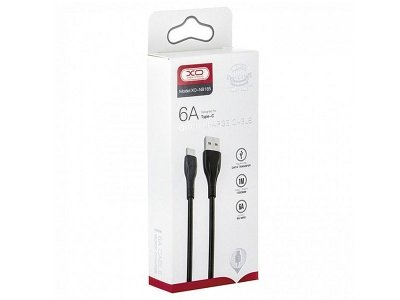 کابل شارژ فوق سریع یواس‌بی به تایپ‌سی ایکس‌او XO NB185 6A fast charger cable
