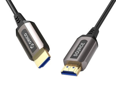 کابل اچ دی ام آی فیبر نوری 20 متری اوریکو  ORICO HDMI to HDMI Fiber-optic 4K/60HZ Cable GHD701 20M