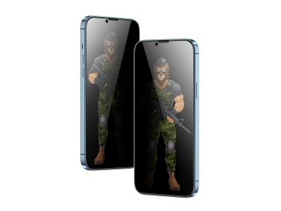 محافظ صفحه نمایش شیشه ای حریم شخصی آیفون گرین Green iPhone XR/11 Privacy Pro Anti-Peeping Full Curved Glass