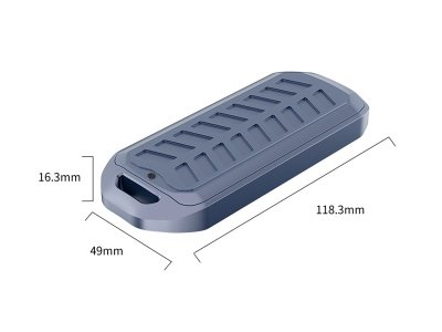 باکس هارد M.2 SSD اوریکو با سرعت 40 گیگابایت بر ثانیه ORICO-M2V02-C4 NVMe USB4.0 SSD Enclosure
