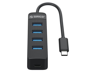 هاب تایپ سی با 4 درگاه USB3.0 و پورت برق اوریکو ORICO TWC3-4A 4-port USB3.0 Hub