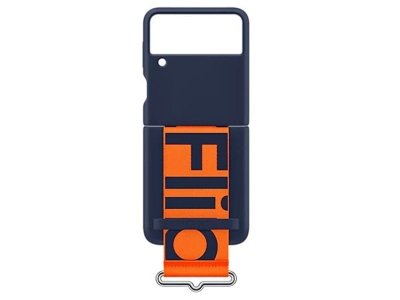 قاب سیلیکونی اصلی دارای بند سامسونگ Samsung Galaxy Z Flip 3 5G Silicone Cover
