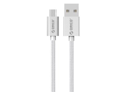 کابل میکرو فست‌ شارژ کوتاه 2.4 آمپری اوریکو ORICO EDC-015 MicroUSB Nylon Braided Charge Cable