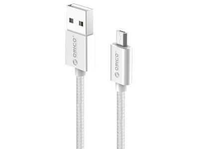 کابل میکرو فست‌ شارژ کوتاه 2.4 آمپری اوریکو ORICO EDC-015 MicroUSB Nylon Braided Charge Cable