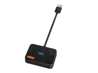 هاب 4 پورت با کابل 50 سانتی‌متری لنوو Lenovo 4Ports USB3.0 Hub X1-04A
