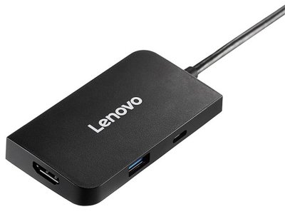 هاب تایپ‌سی با 5 پورت لنوو Lenovo 5 in 1 Type C HUB Adapter S705