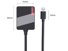 قیمت هاب 4 پورت یواس‌بی لنوو Lenovo LP0803 Multifunctional USB to USB 3.0 / 2* USB 2.0/ RJ45