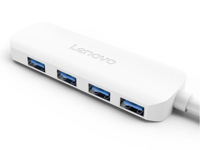 هاب 4 پورت یواس‌بی با کابل 25 سانتی‌متری لنوو Lenovo Youth Edition 4Ports USB2.0 Hub A601